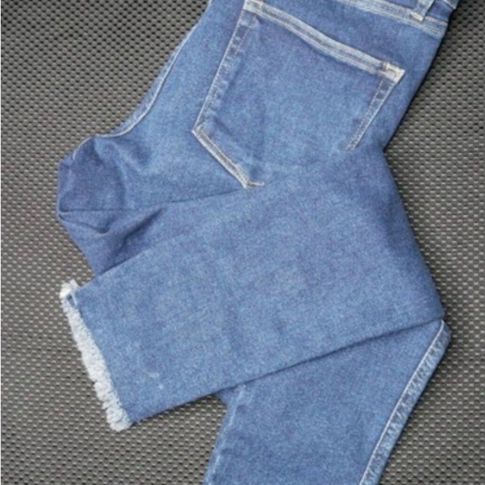We The Free Denim Blue Straight Jeans